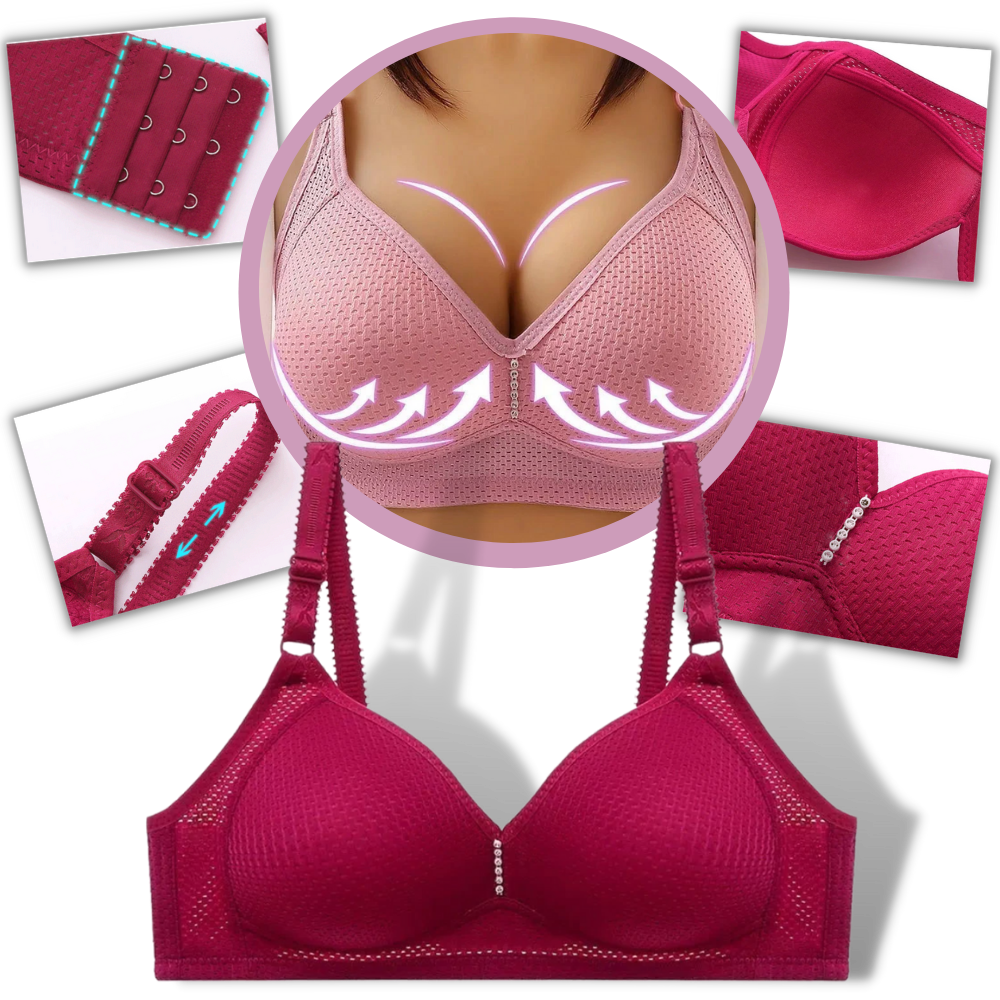 Soutien-gorge confortável sem arames da Warners® Blissful Benefits, com design suave e apoio leve.