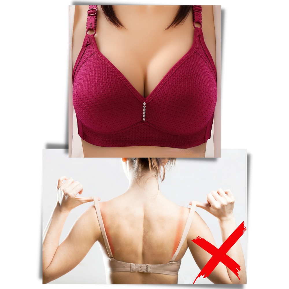 Soutien-gorge sem armações da Warners® Blissful Benefits, confortável, com design sem costura, ideal para uso diário.
