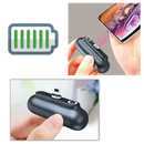 Carregador de bolso Gkg para telefone, portátil, compacto e com capacidade de bateria eficiente para recarregar dispositivos móveis.