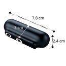 Carregador de bolso Gkg para telefone, dispositivo compacto de alimentação portátil, com cabo USB e design leve.