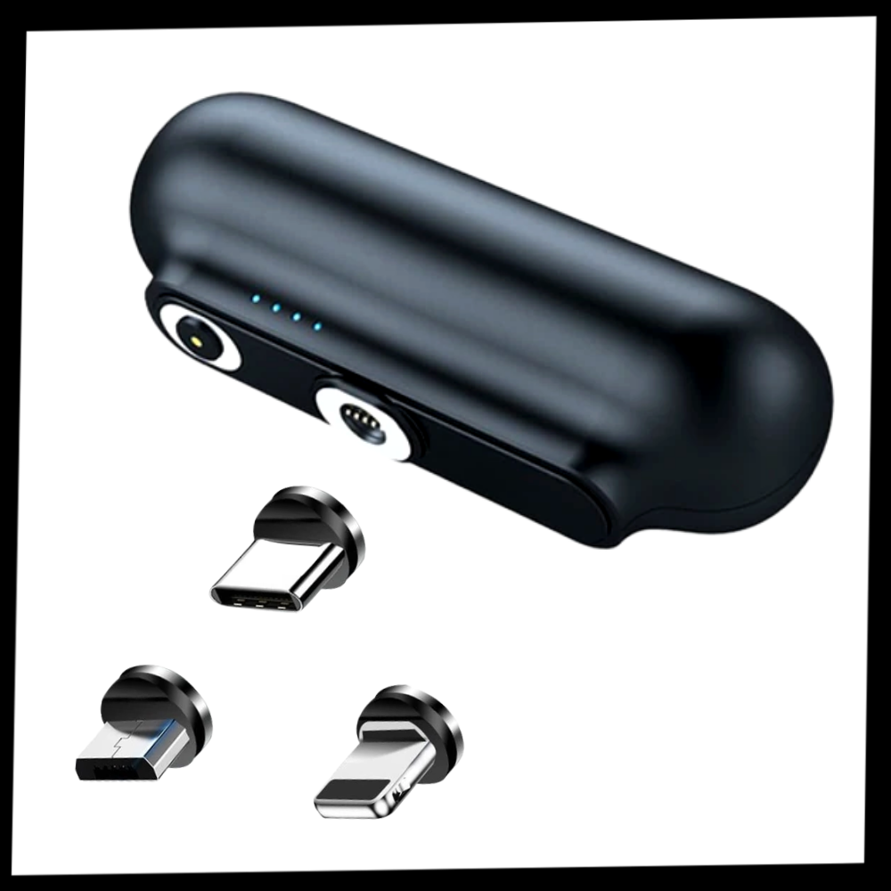 Carregador de bolso Gkg para telefone, compacto e portátil, ideal para recarregar dispositivos móveis em qualquer lugar
