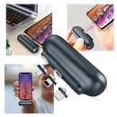 Carregador de bolso Gkg para telefone, dispositivo portátil de energia, compacto e prático para recarregar celulares em movimento.