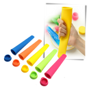 Conjunto de 5 moldes de silicone para picolés da Ecoberi, acessório para pequeno eletrodoméstico, durável e fácil de usar.