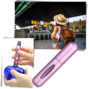 Conjunto de 3 mini frascos de perfume recarregáveis Eastjing, frascos de viagem compactos para transporte fácil e estilo.