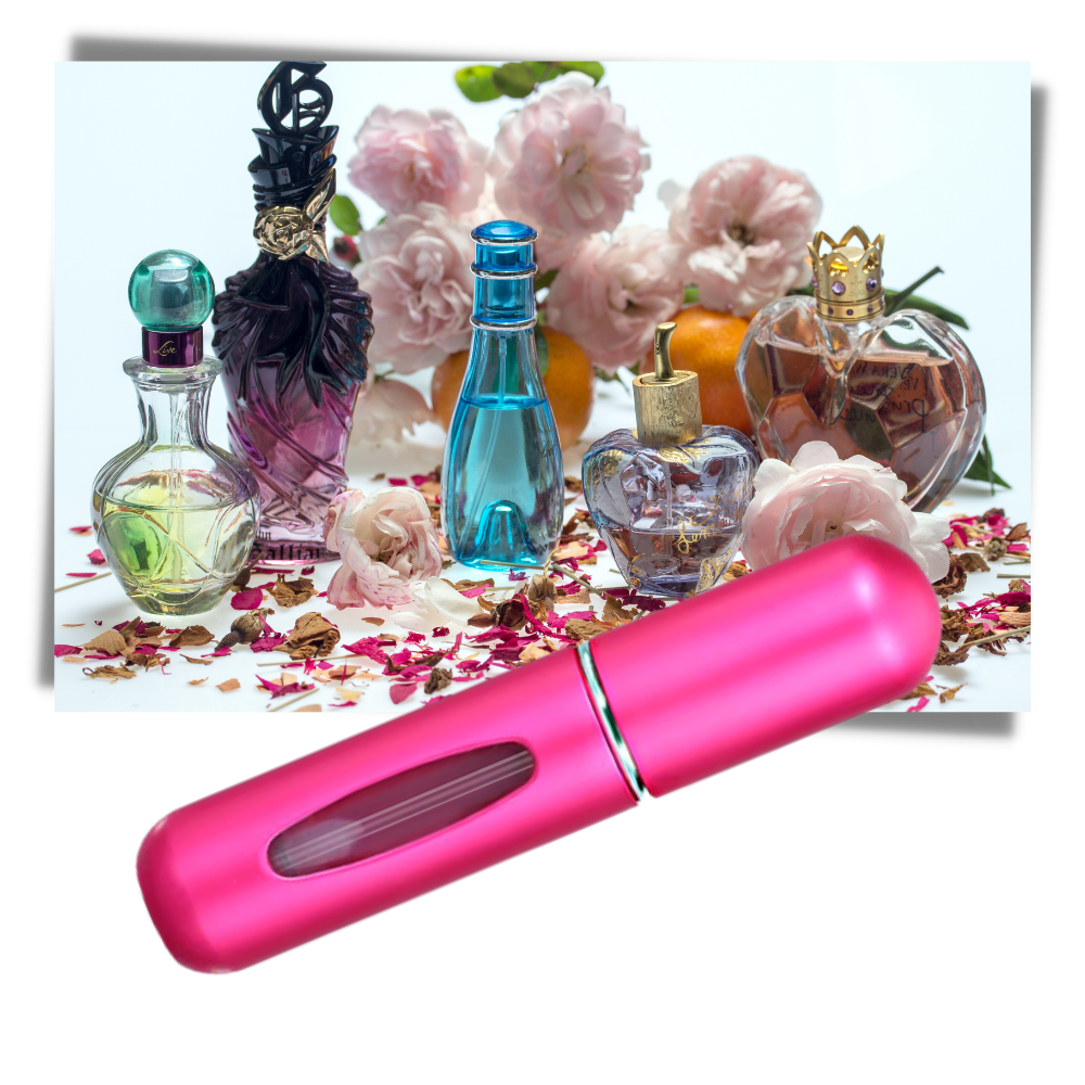Conjunto de 3 mini frascos de perfume recarregáveis da Eastjing, frascos de viagem compactos para transporte fácil de perfume