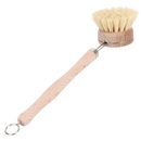 Escova de limpeza ecológica da Danjastic para utensílios de cozinha, com cerdas resistentes e design sustentável.