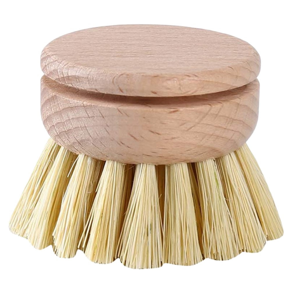 Escova de limpeza ecológica Danjastic, utensílio de cozinha para lavar utensílios de forma sustentável, com cerdas resistentes.