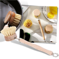 Escova de limpeza ecológica da marca Danjastic, utensílio de cozinha para lavar louças e superfícies.