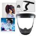 Máscara de proteção Beiyueji com visor transparente, máscara de proteção completa para segurança facial.