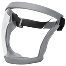 Máscara de proteção Beiyueji, máscara de proteção transparente e completa, com design cinza para segurança e conforto.