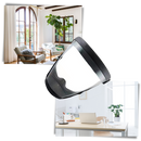 Máscara de proteção Beiyueji, máscara completa transparente para proteção facial, com design versátil e visibilidade clara.