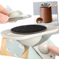 Roda de móvel pivotante adesiva da Decodean, acessório para aparelhos eletrodomésticos, visível na imagem com superfície lisa.
