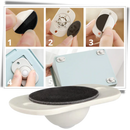 Roda de móvel pivotante adesiva Decodean para facilitar movimentação de eletrodomésticos, com design prático e fixação fácil.
