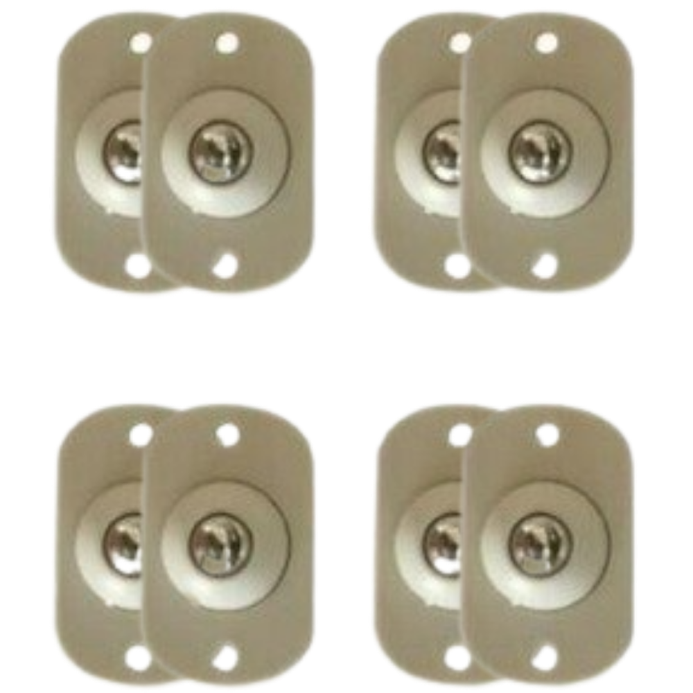 Roda de móvel pivotante adesiva da Decodean, acessório para eletrodomésticos, com roda de aço para fácil movimentação.