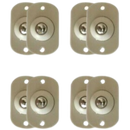 Roda de móvel pivotante adesiva da Decodean, acessório para eletrodomésticos, com roda de aço para fácil movimentação.