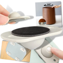 Roda de móvel pivotante adesiva da Decodean, acessório para aparelhos eletrodomésticos, visível na imagem com superfície lisa.