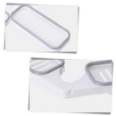Suporte de armazenamento de parede para banheiro da Hardlegix, ideal para organizar acessórios de banheiro com praticidade.