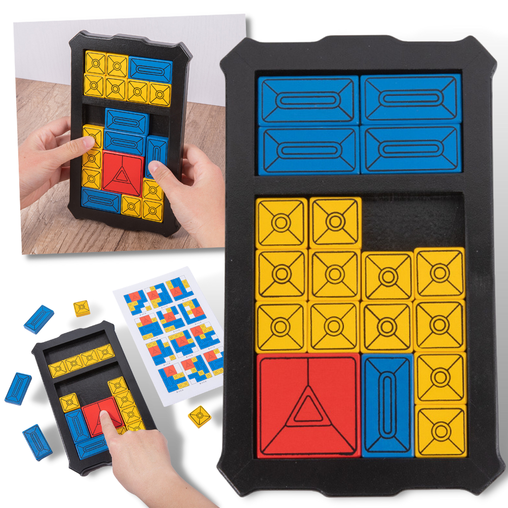 Quebra-cabeça para crianças Magideal com peças coloridas, ideal para estimular habilidades cognitivas e diversão infantil.