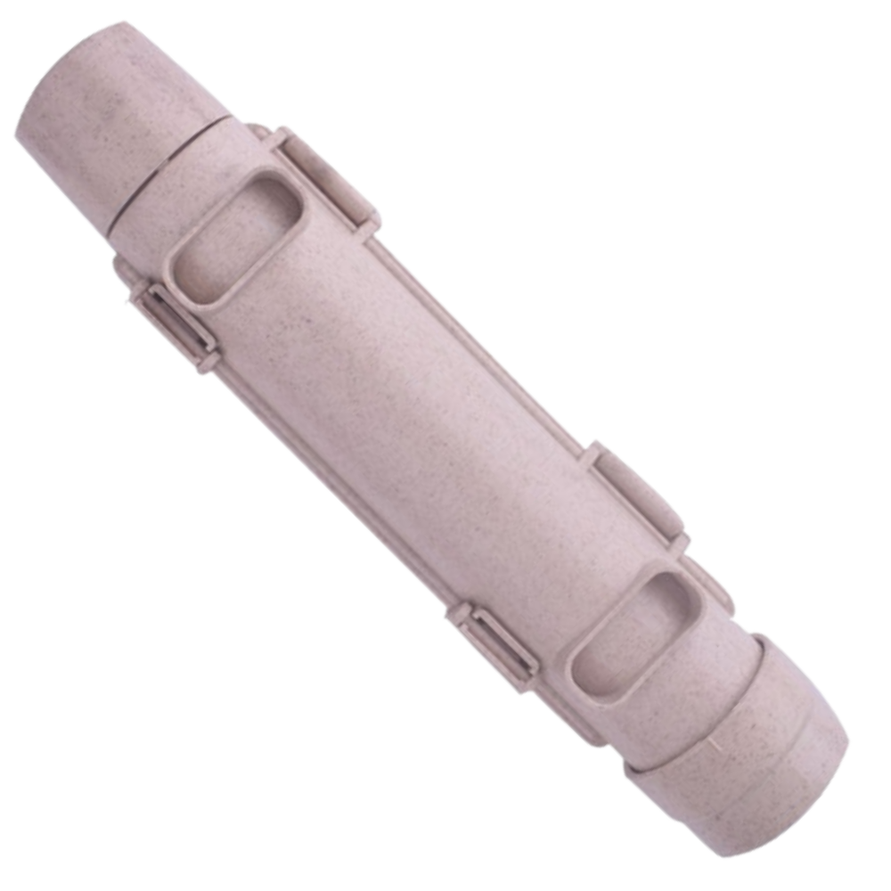 Conjunto de utensílios para sushi rápido da marca Chefoh, incluindo esteiras e acessórios de cozinha em tom bege.