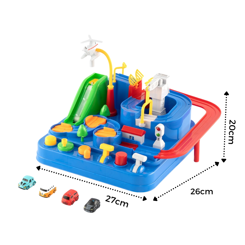 Carrinho de brinquedo mecânico para crianças, acessório para veículos de jogo, marca Apmemiss, com trilho de ferro.