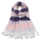 Cachecol de inverno feminino Oem xadrez, acessório quente e confortável para dias frios, com padrão colorido e tecido macio.
