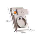 Anel de telefone com isqueiro Jettingbuy, acessório de telefonia com design compacto e funcionalidade integrada.