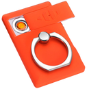 Anel de telefone com isqueiro Jettingbuy, design compacto em vermelho, combina acessório de telefonia e fogo portátil.