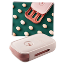 Caixa de armazenamento de ovos com divisórias, feita por Luokeji, ideal para organizar e evitar que quebrem na geladeira.
