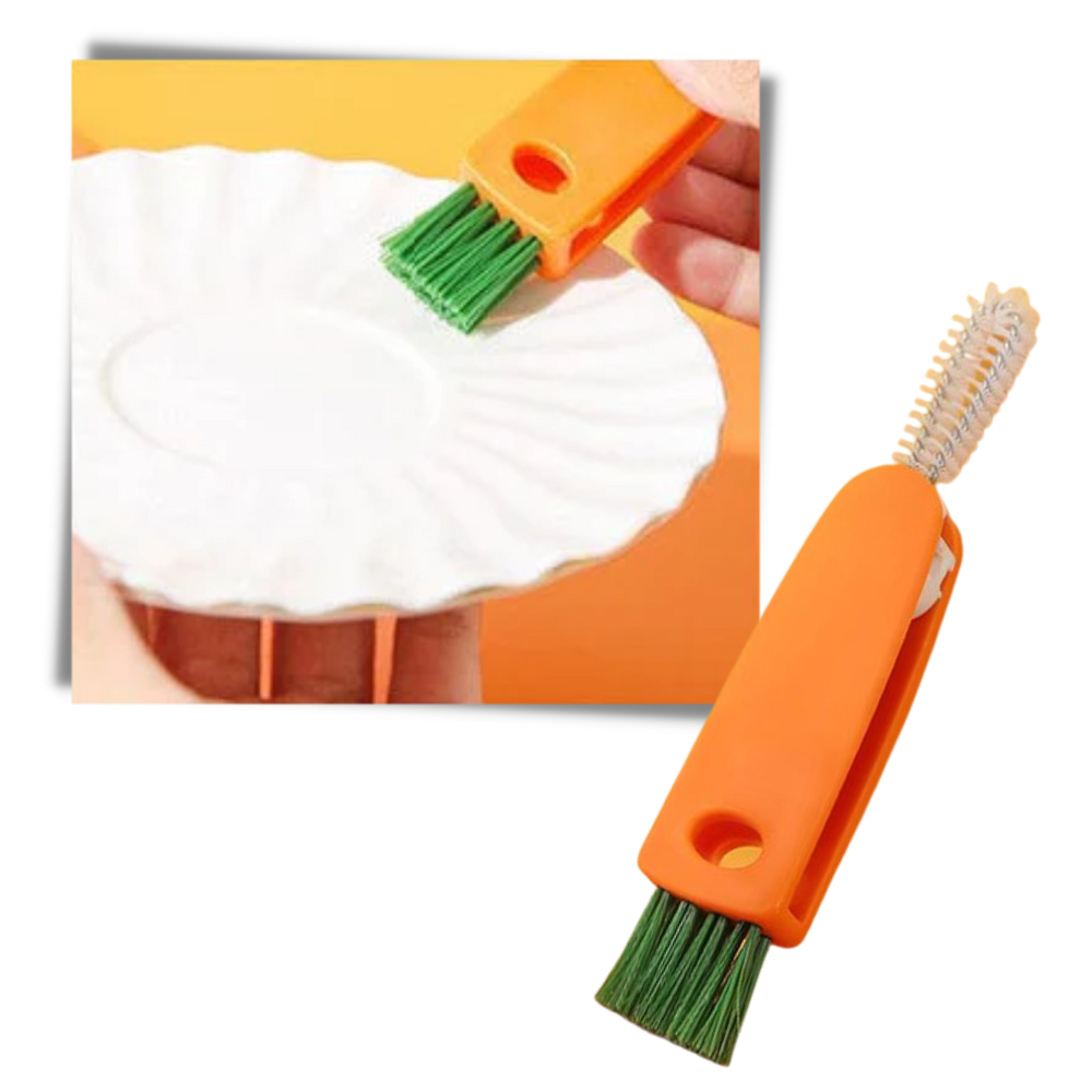 Escova de limpeza de garrafas Yugaoo, fácil de usar para limpeza doméstica eficiente e prática de garrafas e frascos.