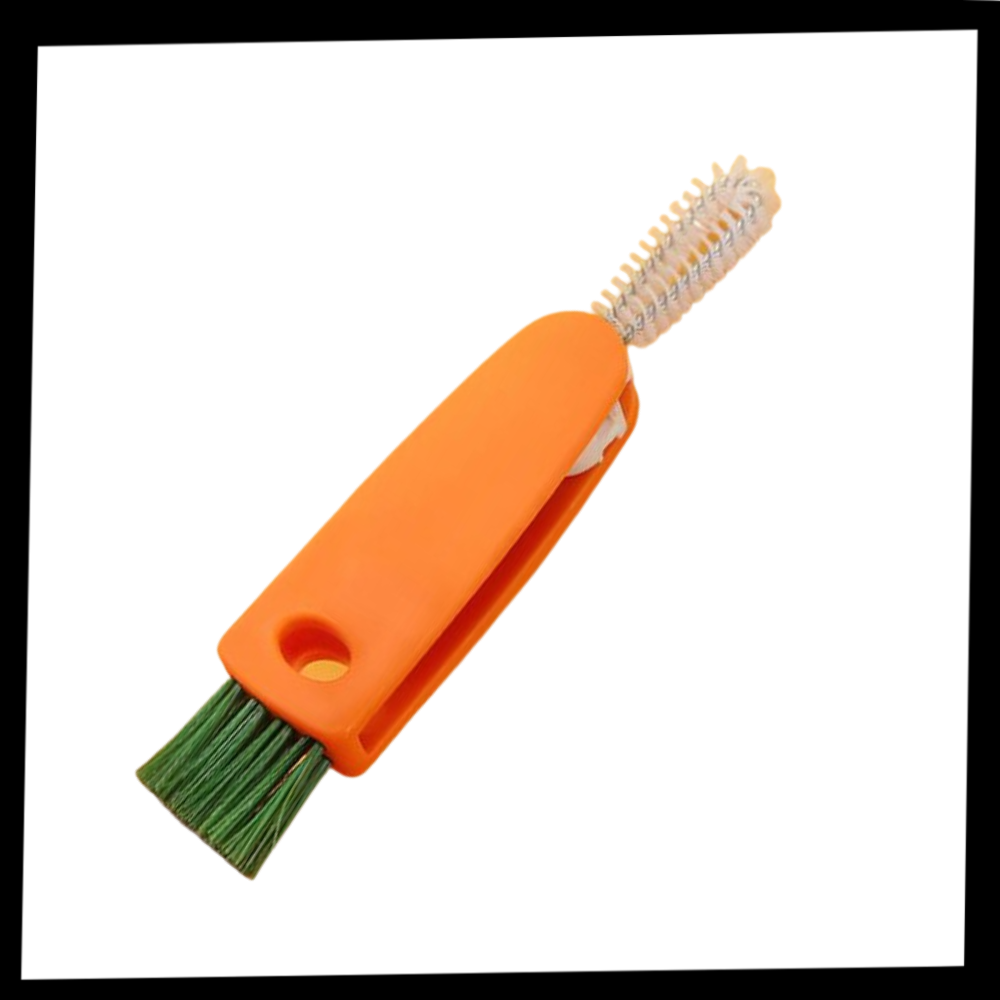 Escova de limpeza para garrafas Yugaoo com cerdas giratórias, ideal para limpeza eficiente de garrafas em casa.