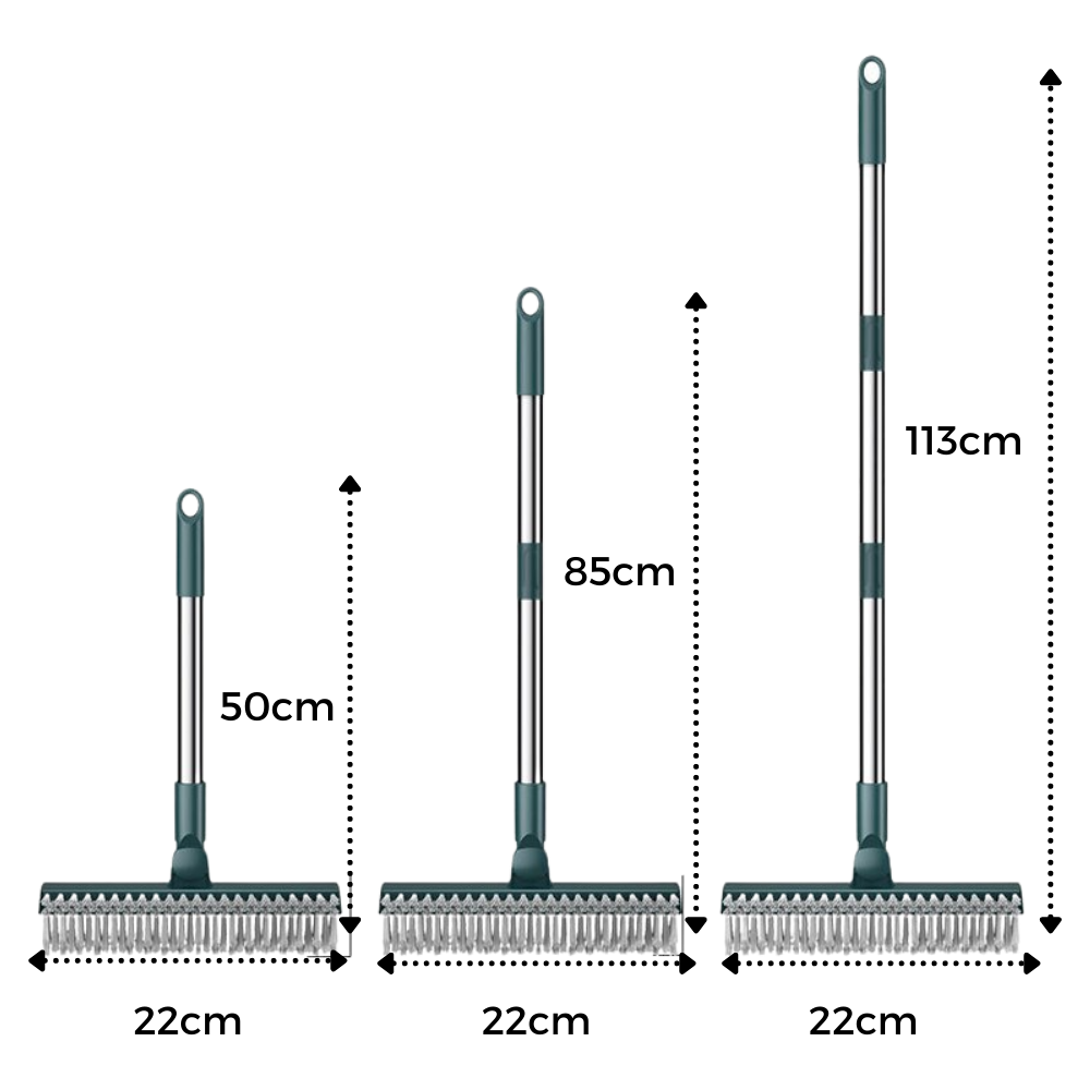 Escova rotativa para limpeza de pisos Ettore, dispositivo de limpeza de chão com escova giratória para higienização eficiente.