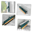 Escova rotativa para limpeza de pisos da Ettore, ferramenta multifuncional para limpeza eficiente de superfícies.