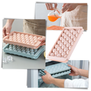 Moldes de silicone para gelo em formato de bolas, marca Rikastua, utensílios de cozinha para fazer cubos de gelo redondos.