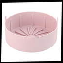 Peça de silicone reutilizável para fritadeira a ar, material de cozinha e confeitaria, com embalagem em imagem.