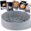 Poêle de silicone reutilizável para fritadeira a ar, utensílio de cozinha para assar e cozinhar de forma prática e sustentável