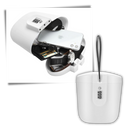 Coffre-fort portátil Safego com alça, grande capacidade, resistente para armazenamento seguro de objetos importantes.
