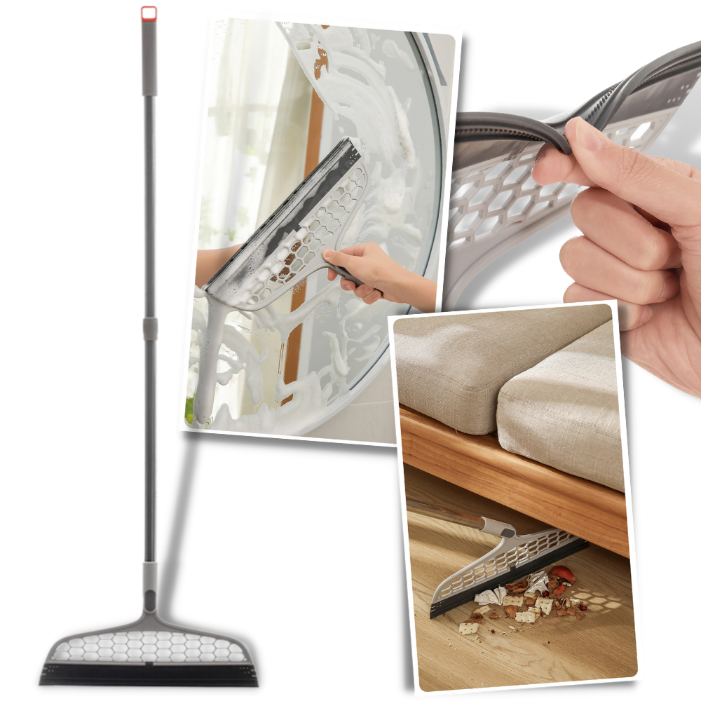 Escova de silicone multi-superfície Smrinog para limpeza doméstica, ideal para várias superfícies da casa.