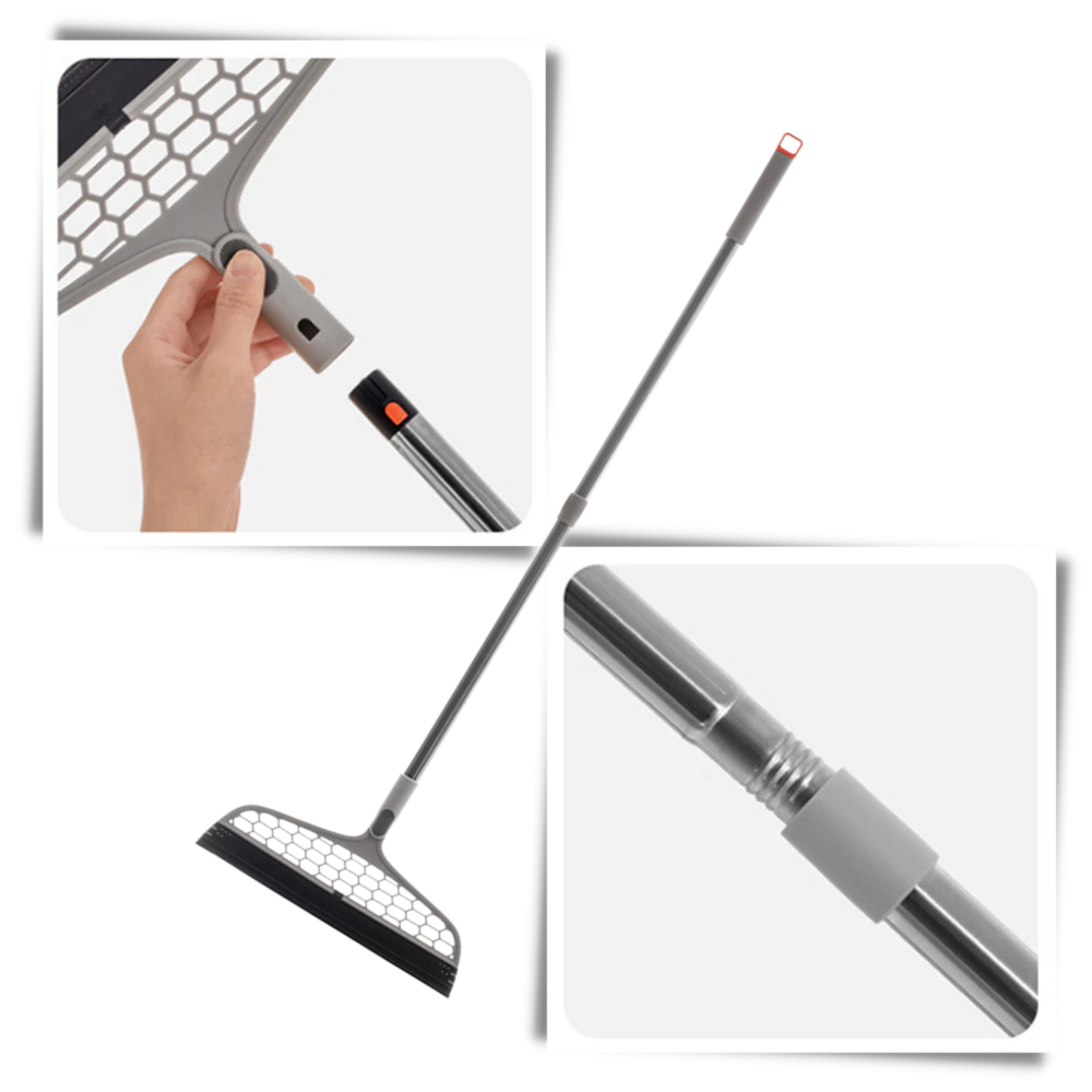Escova de silicone multiuso para limpeza doméstica, removível, da marca Smrinog, adequada para diversas superfícies.