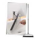 Raclette em silicone multi-superfície da Smrinog para limpeza doméstica, fácil de usar e limpar, na cor azul.