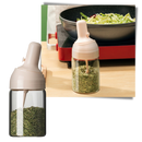 Bocal de vidro da Aimiya para temperos, resistente à umidade, utensílio de cozinha para armazenamento de especiarias e condimentos
