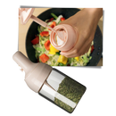 Bocal de temperos Aimiya resistente à umidade com colher retrátil integrado para utensílios de cozinha.