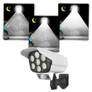Lâmpada de segurança LED solar com sensor de movimento e três modos de iluminação, marca Popfeel.