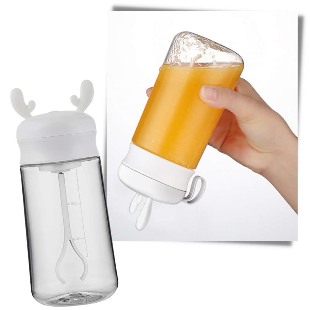 Garrafas de suporte para alimentos e bebidas Magideal com tampa automática e sistema de agitação, durável e à prova de vazamentos