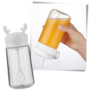 Garrafas de suporte para alimentos e bebidas Magideal com tampa automática e sistema de agitação, durável e à prova de vazamentos