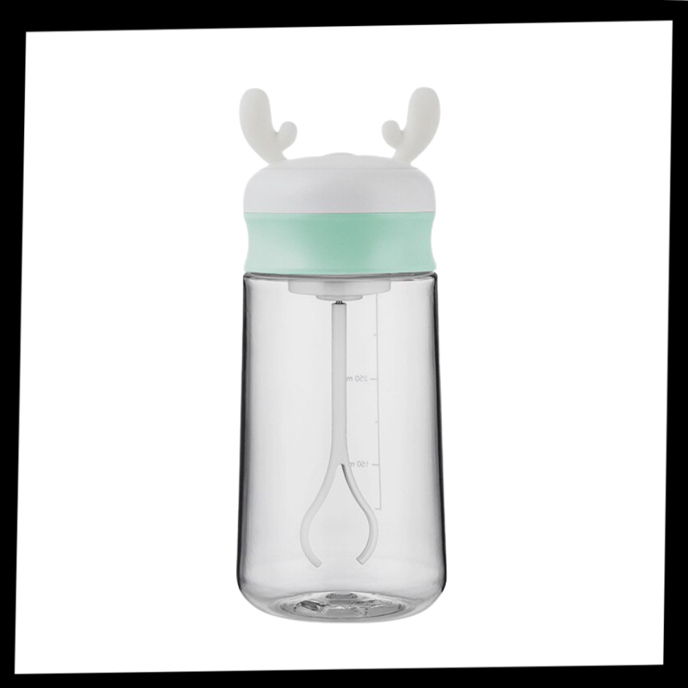 Shaker Magideal com tampa de trava, suporte para bebidas e alimentos, design automático para misturar líquidos eficientemente