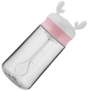 Garrafas de suporte para alimentos e bebidas Magideal com agitador automático rosa, ideal para misturar bebidas e shakes.