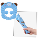 Touca de banho e protetor de ouvido infantil Xiaocheng, resistente e confortável, ideal para proteger durante o banho.