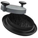 Imagem de um triturador de frango Fusionbrands, eletrodoméstico de cozinha preto para desfiar carne de frango.