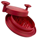Triturador de frango Fusionbrands, eletrodoméstico de cozinha vermelho, para desfiar carne de frango de forma prática e eficiente.