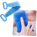 Escova de silicone extensível para corpo da Yszodd, com design ergonômico para limpeza eficaz da pele.